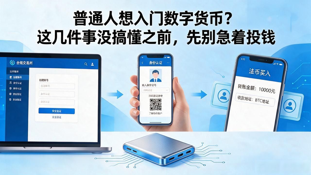 普通人想入门数字货币?这几件事没搞懂之前,先别急着投钱