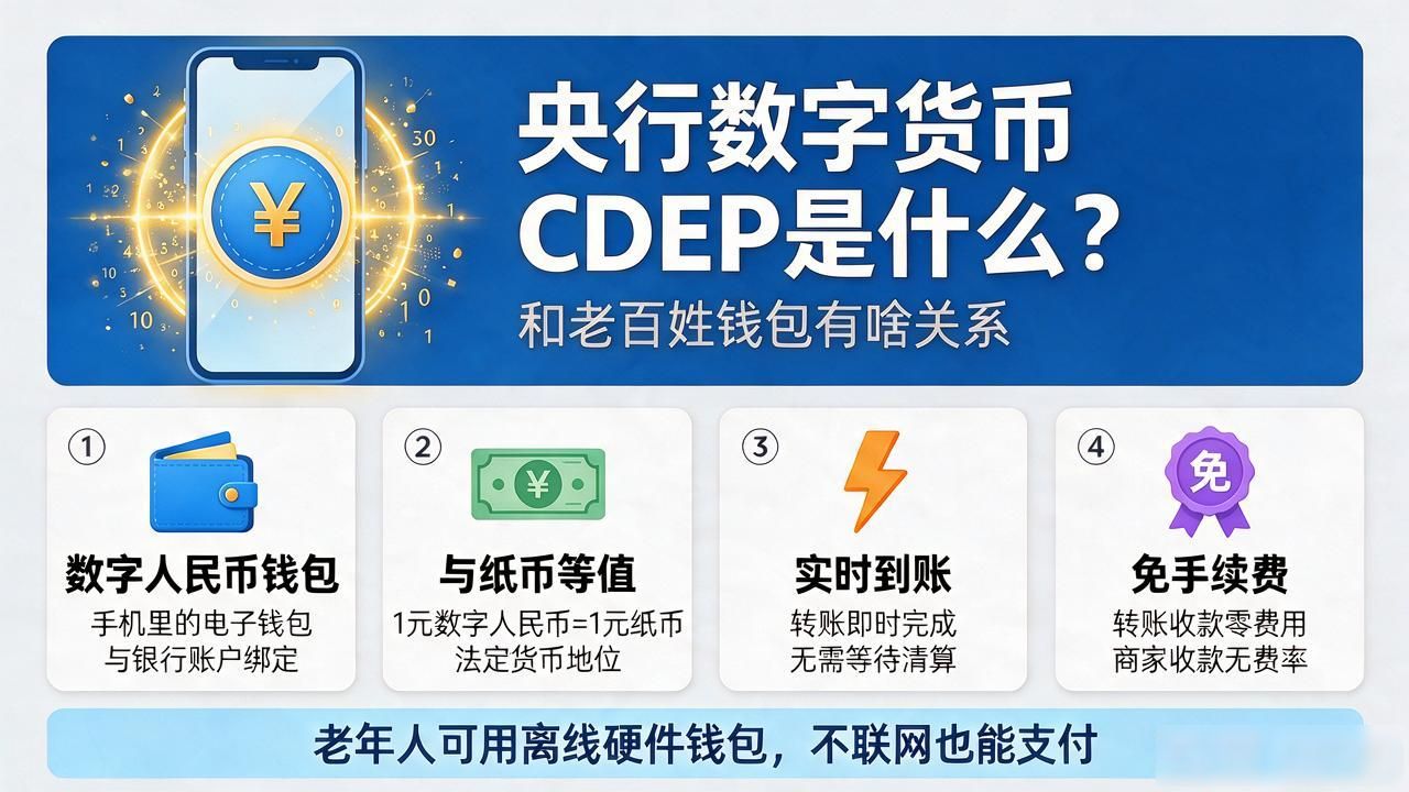 央行数字货币cdep是什么?和老百姓钱包有啥关系