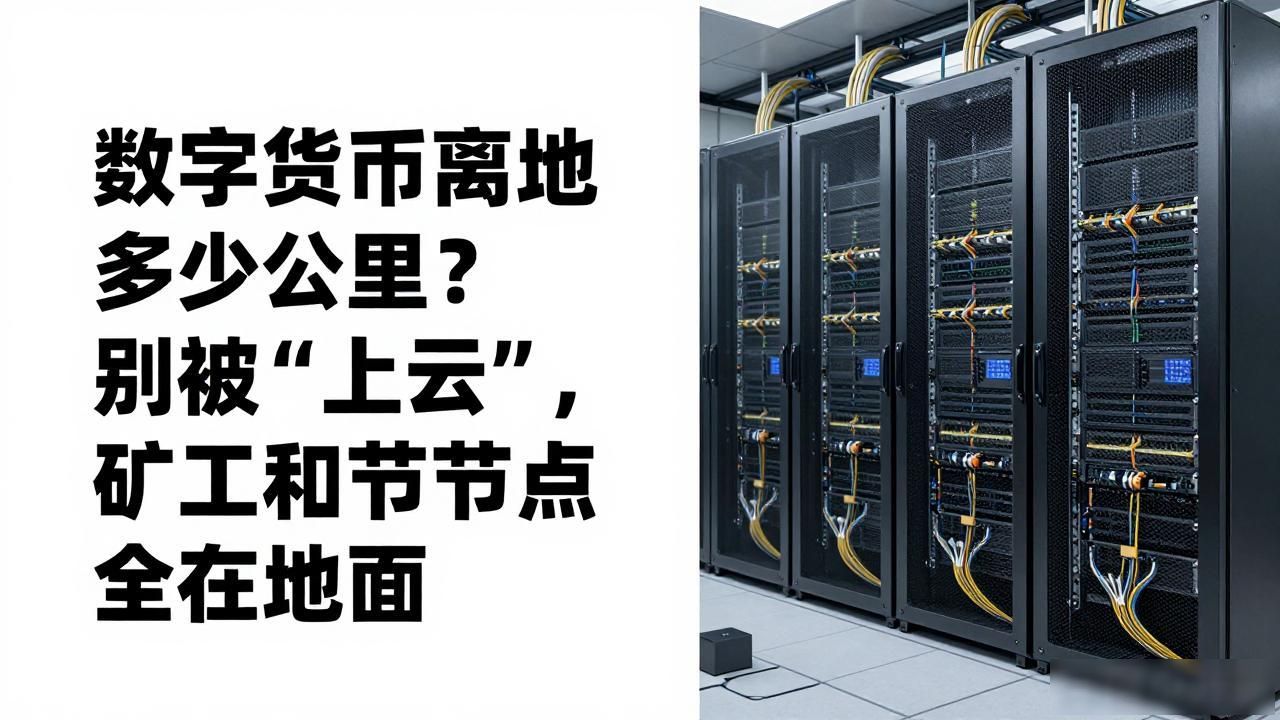 数字货币离地多少公里?别被"上云"骗了,矿工和节点全在地面