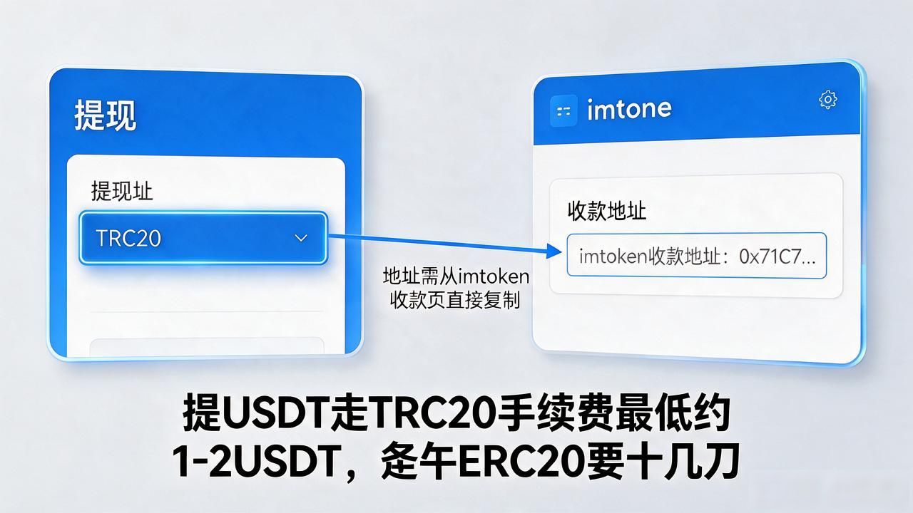 数字货币提现到imtoken钱包,地址和网络别搞混