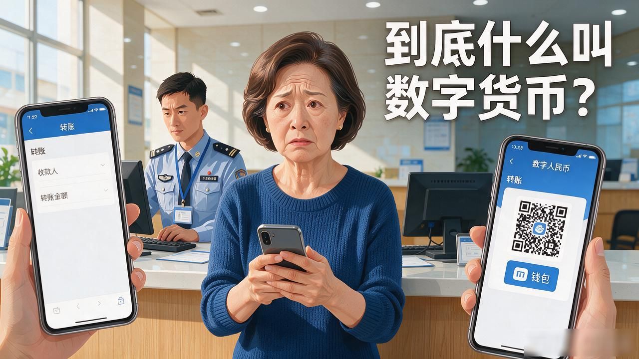 到底什么叫数字货币?在银行柜台被问了一百遍,今天给你一次说透
