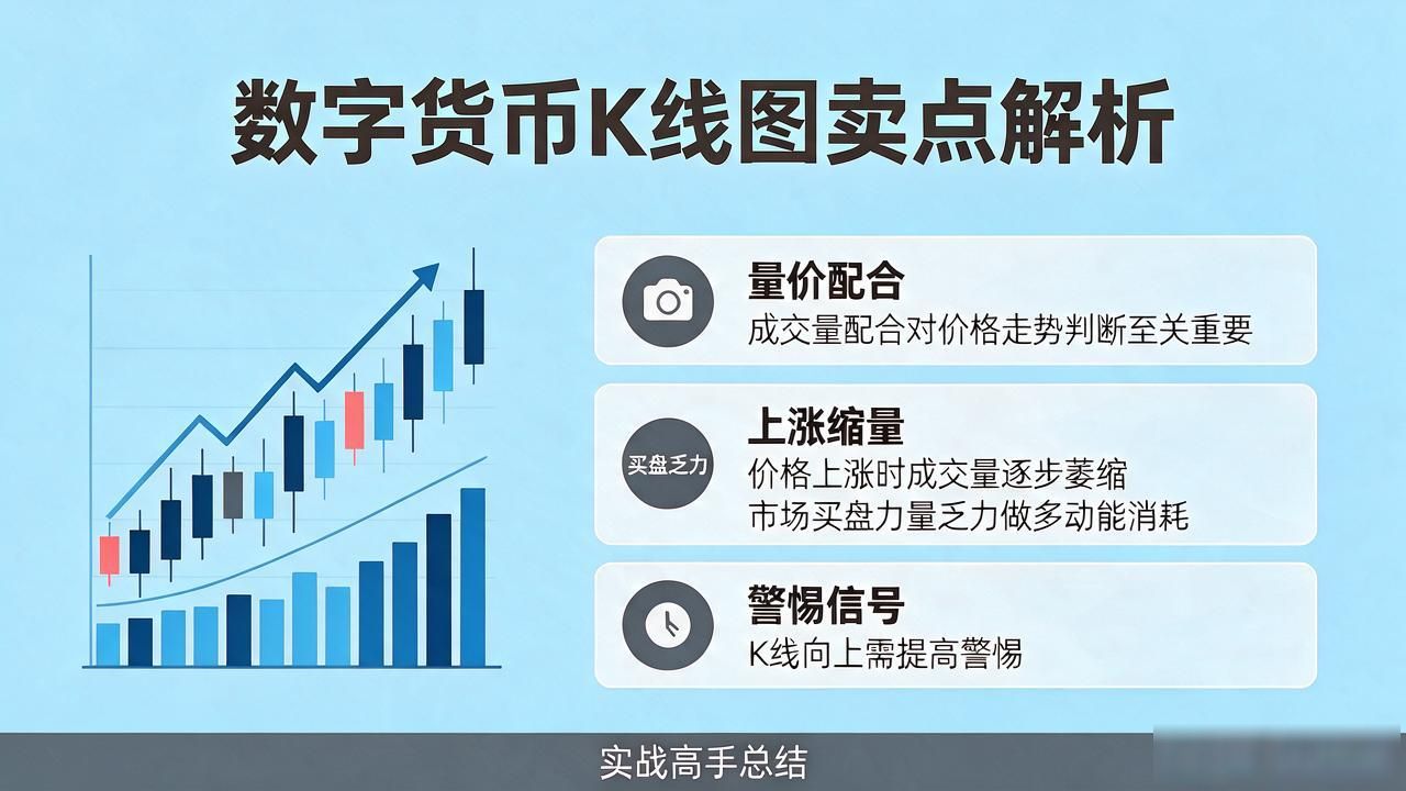 数字货币K线图卖点怎么看?实战高手总结这5种形态