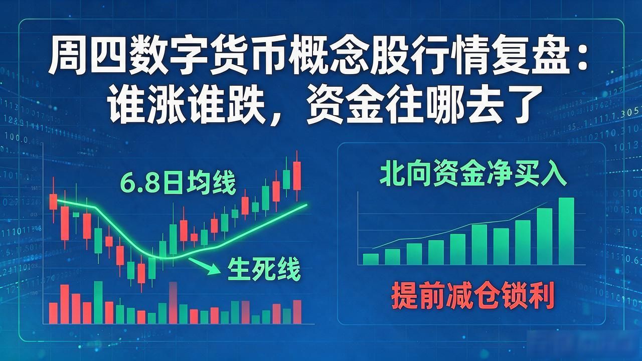 周四数字货币概念股行情复盘:谁涨谁跌,资金往哪去了