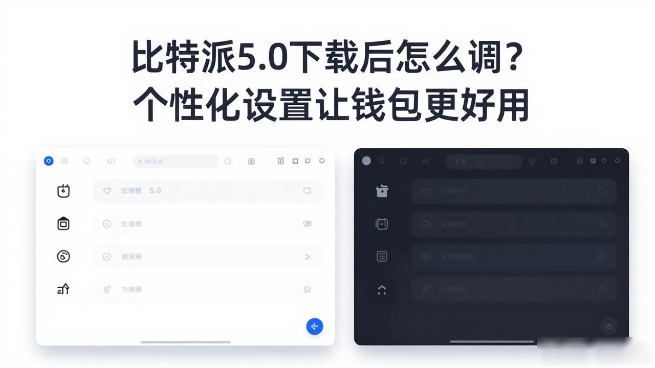 比特派5.0下载后怎么调？个性化设置让钱包更好用