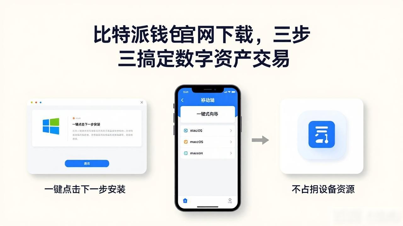比特派钱包官网下载，三步搞定数字资产交易
