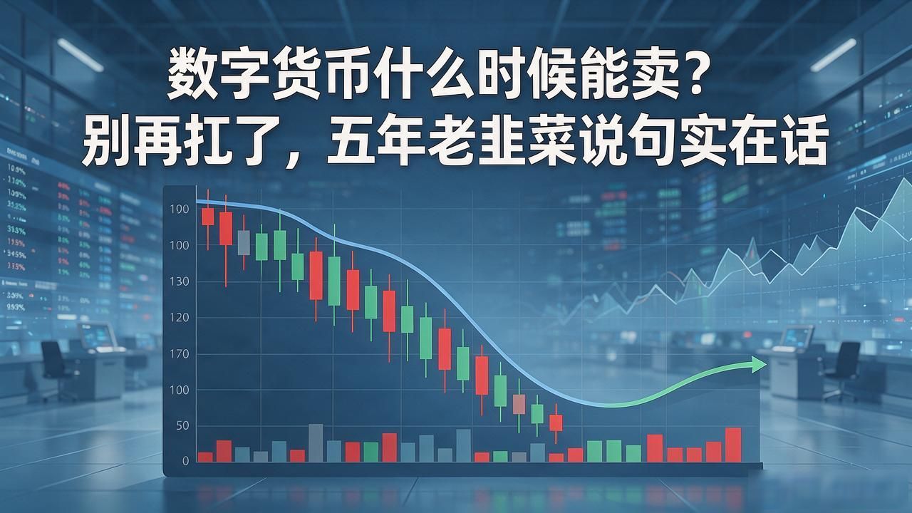 数字货币什么时候能卖？别再扛了，五年老韭菜说句实在话