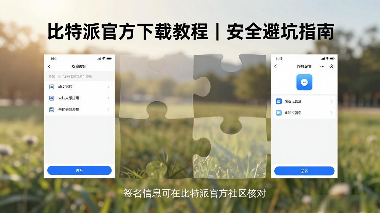 比特派官方下载教程|安全避坑指南