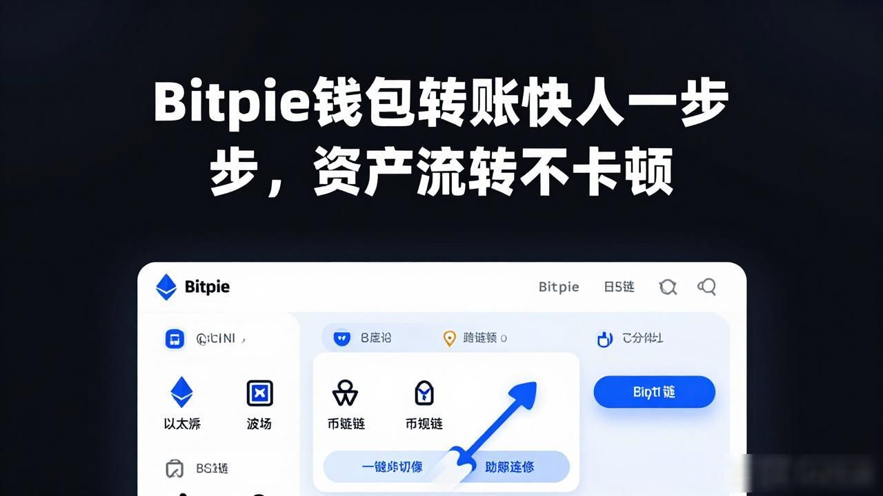 Bitpie钱包转账快人一步，资产流转不卡顿