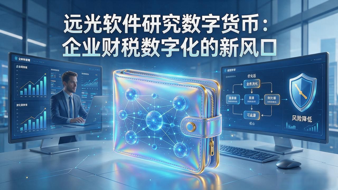 远光软件研究数字货币：企业财税数字化的新风口