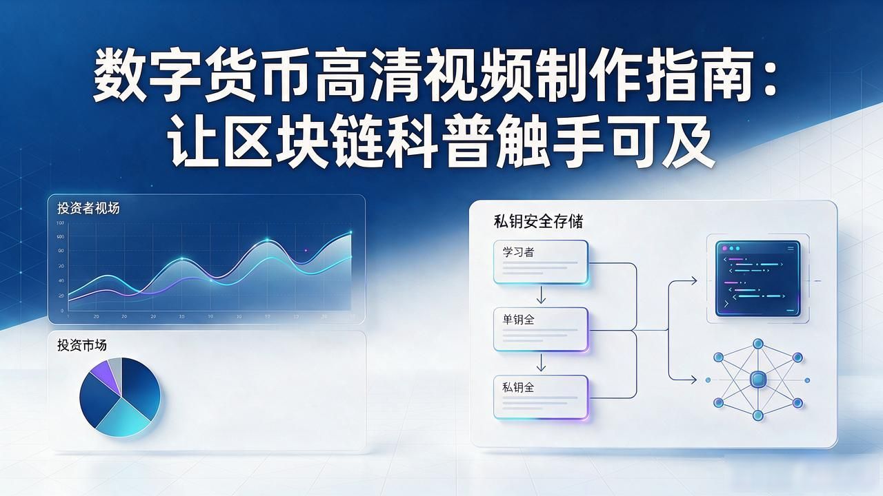 数字货币高清视频制作指南:让区块链科普触手可及