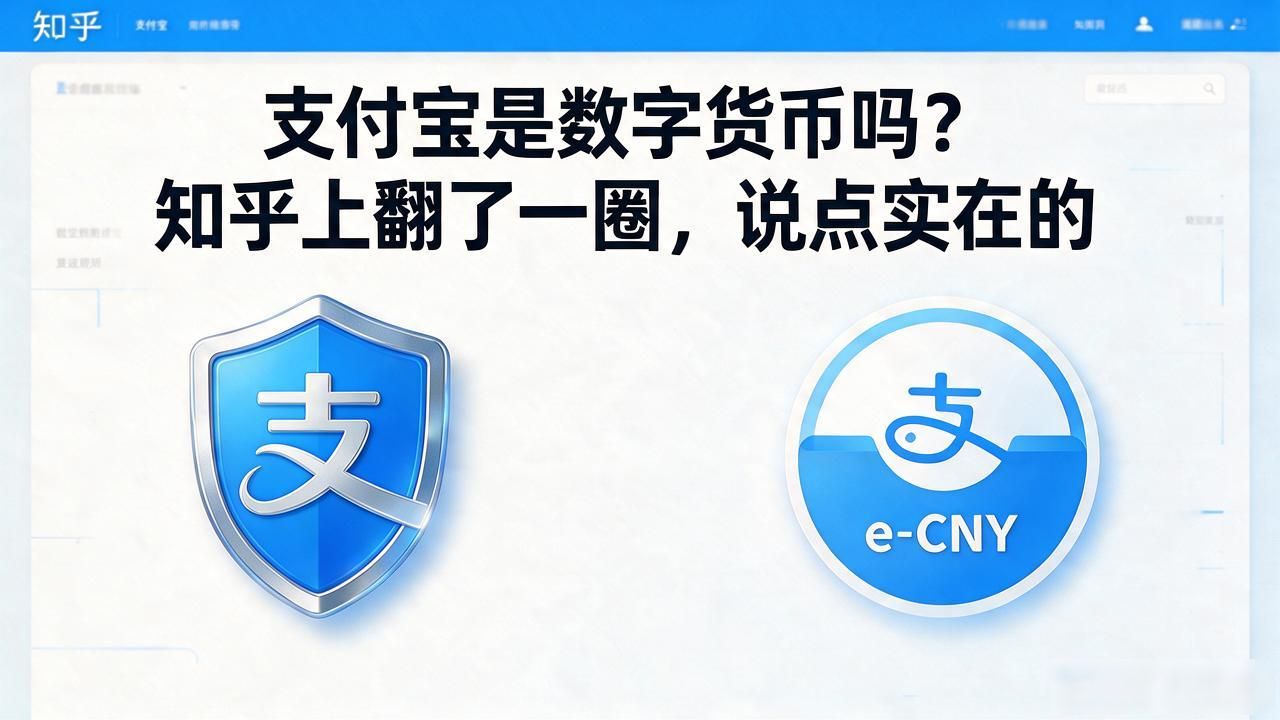 支付宝是数字货币吗？知乎上翻了一圈，说点实在的