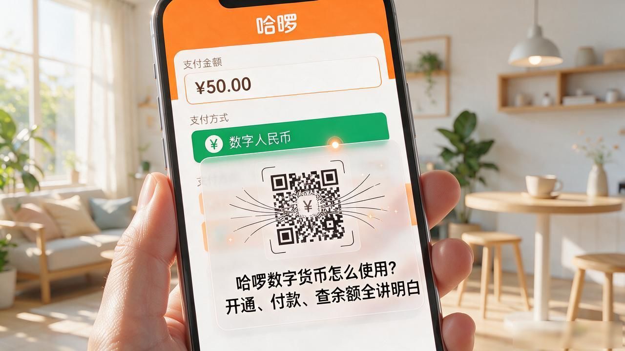 哈啰数字货币怎么使用？开通、付款、查余额全讲明白