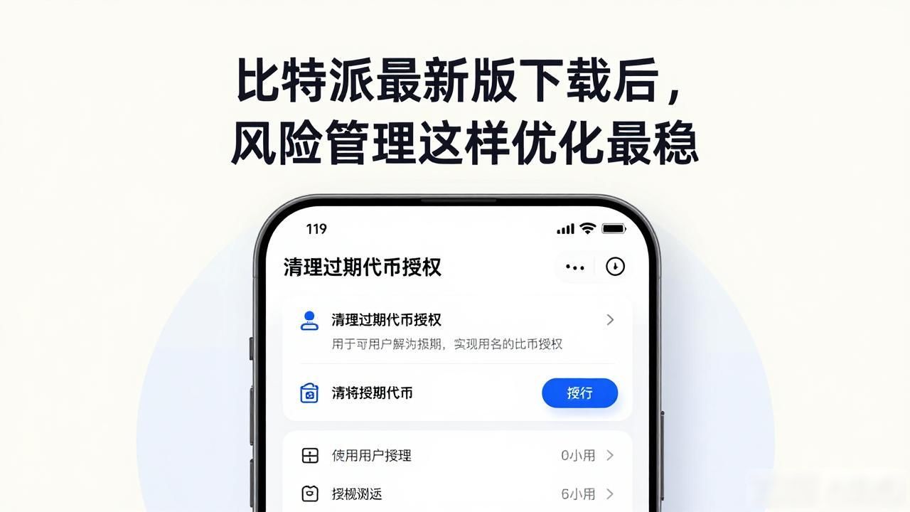 比特派最新版下载后，风险管理这样优化最稳