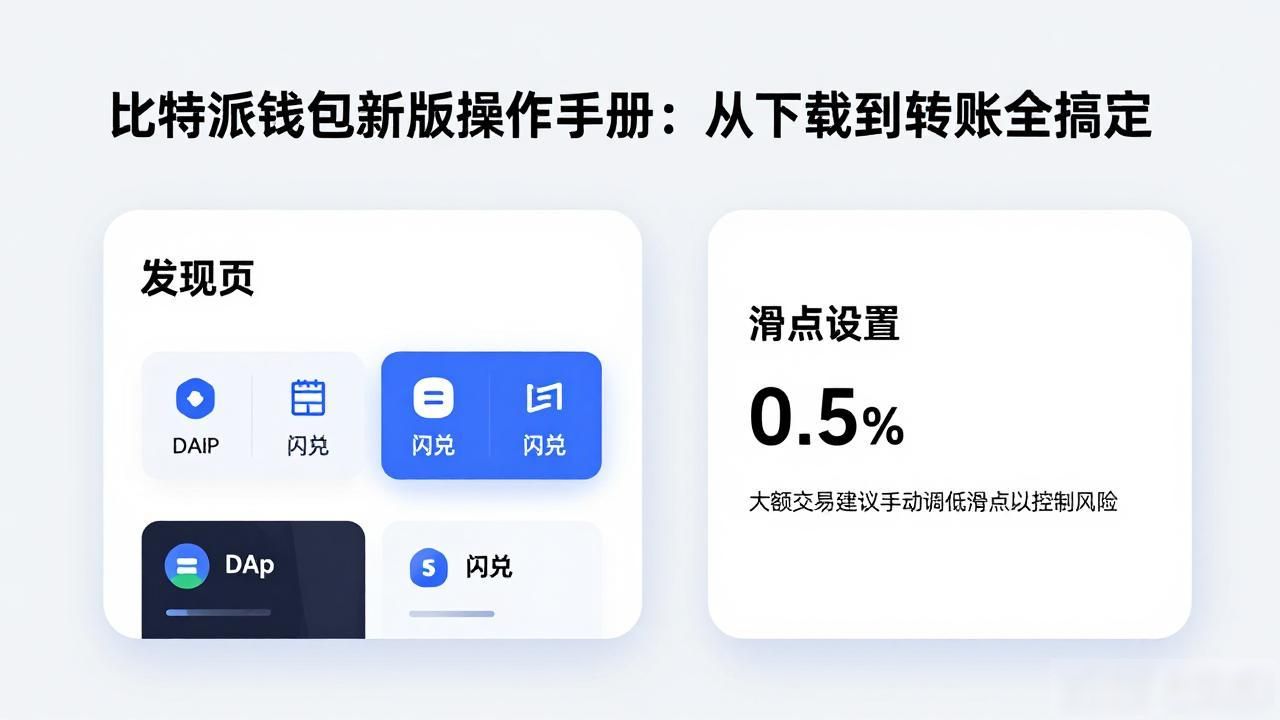 比特派钱包新版操作手册：从下载到转账全搞定