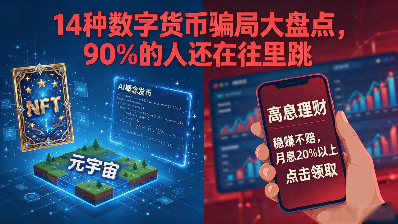 14种数字货币骗局大盘点，90%的人还在往里跳